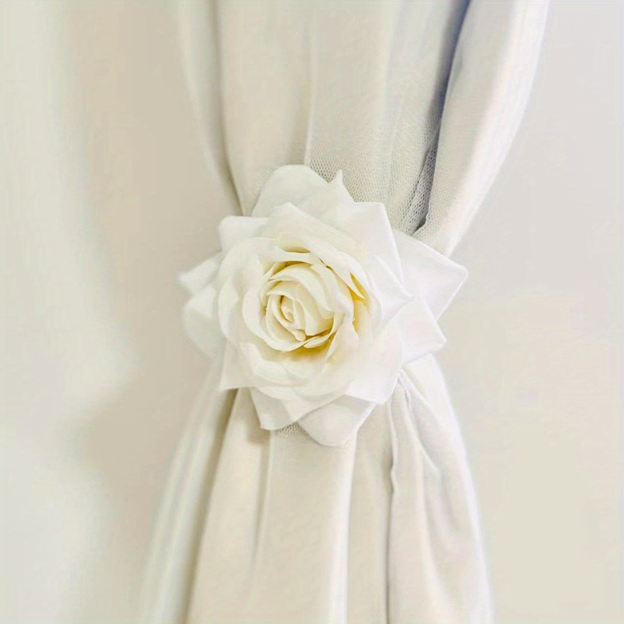 1pc Artificial Rose Holdbacks Curtain Buckle Home Decoration