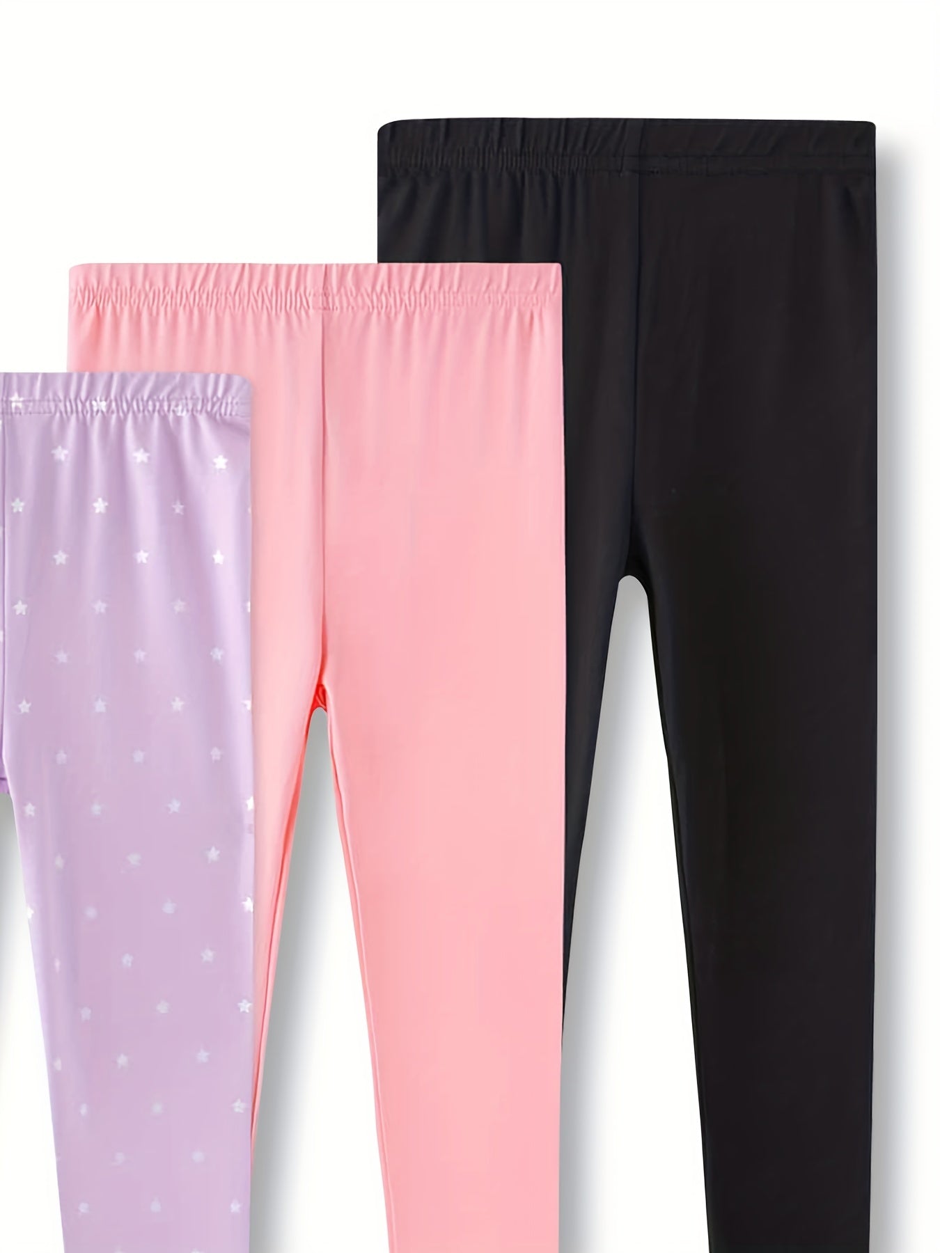 4pcs Girls Comfortable Leggings Under Layer Pants Kids Summer Clothes