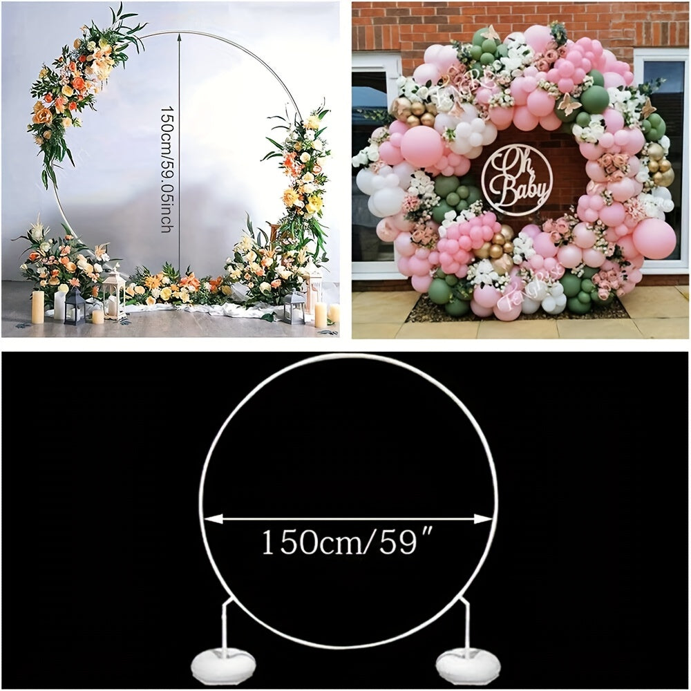 DIY Round Balloon Arch Wreath Frame for Wedding Party Decoration