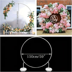DIY Round Balloon Arch Wreath Frame for Wedding Party Decoration