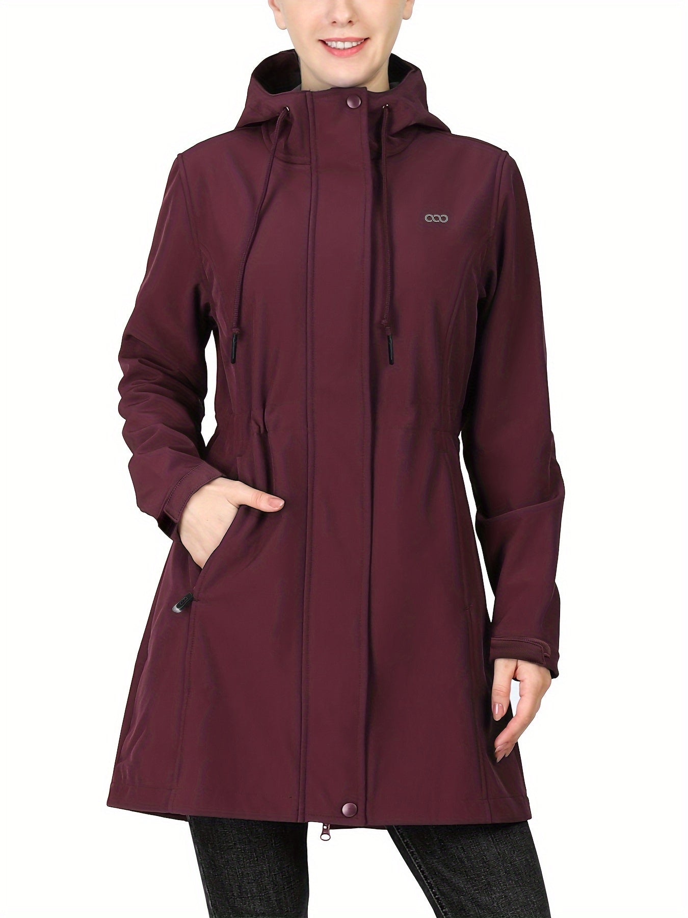 Waterproof Outdoor Jacket Long Jacket Women's Activewear