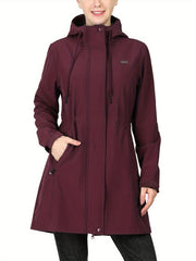 Waterproof Outdoor Jacket Long Jacket Women's Activewear