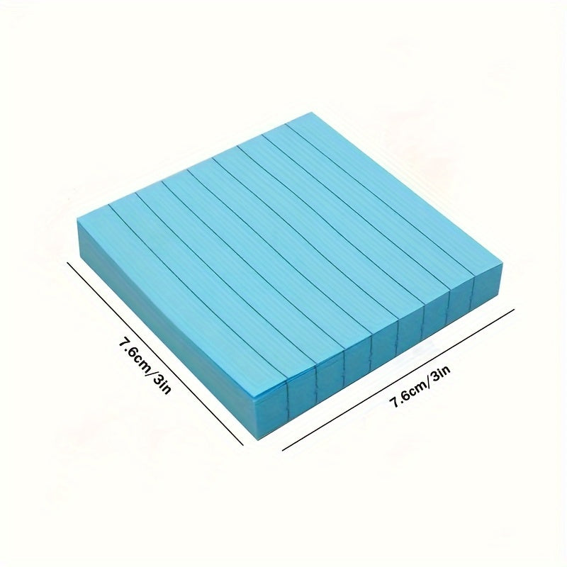 8pcs 400sheets Fluorescent Sticky Notes Student Memo Strips N Times Sticky Notes