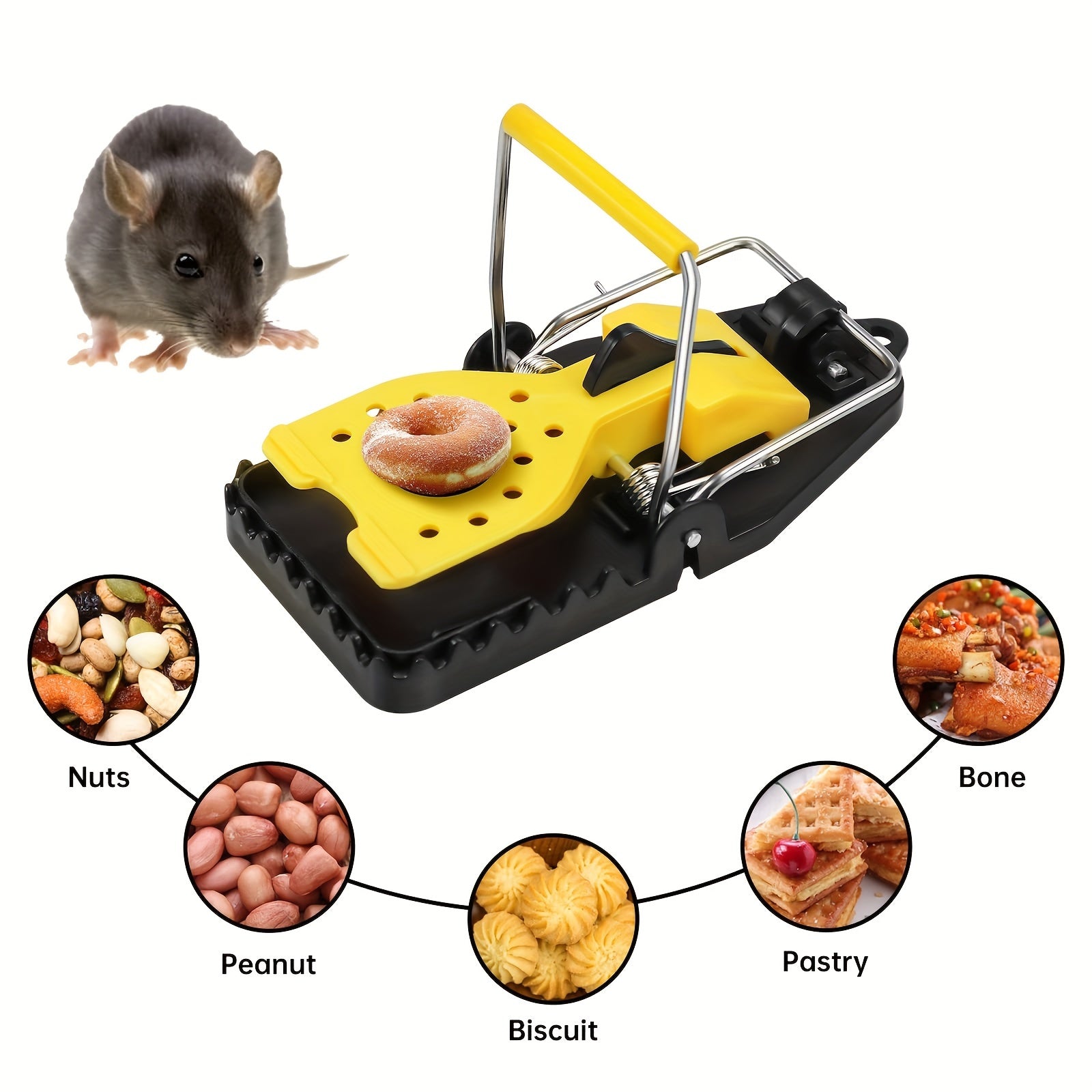 4pc Mouse Traps Quick & Safe Indoor Mice Traps