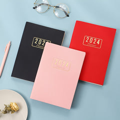 A5 Daily Planner Notebook Time Management Calendar Plus Monthly Index Sticke