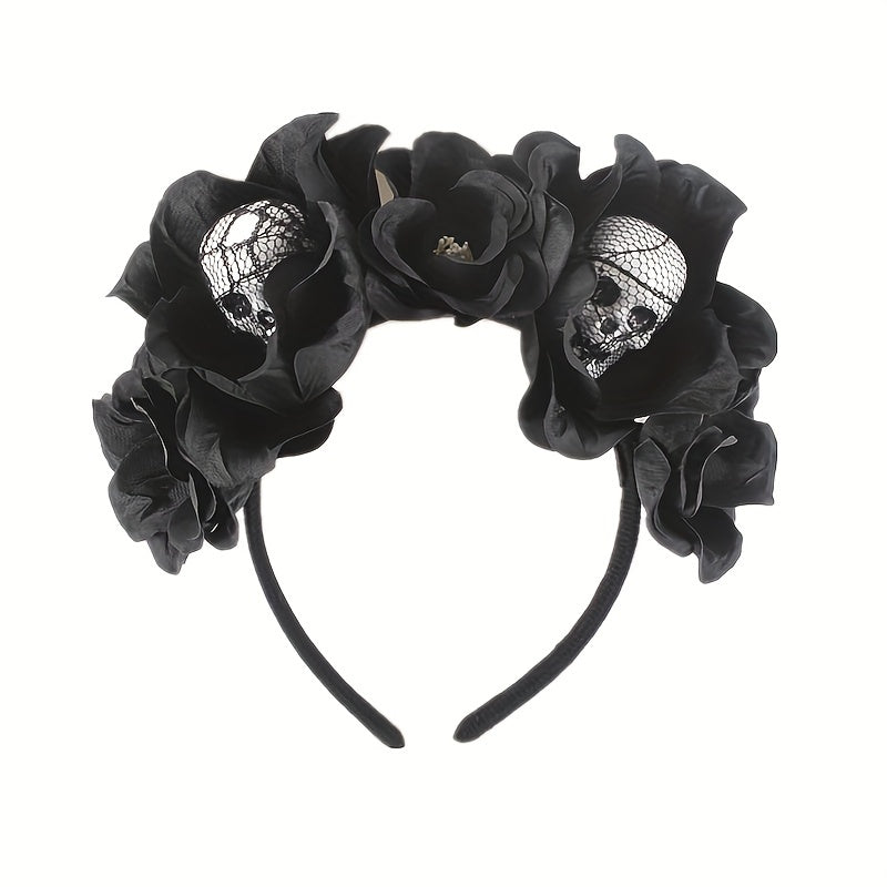 Foam Skull Headpiece Halloween Hair Hoop for Girls