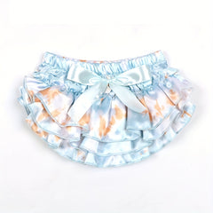 Baby Shorts Ruffles Satin PP Pants Set Newborn Photography Props