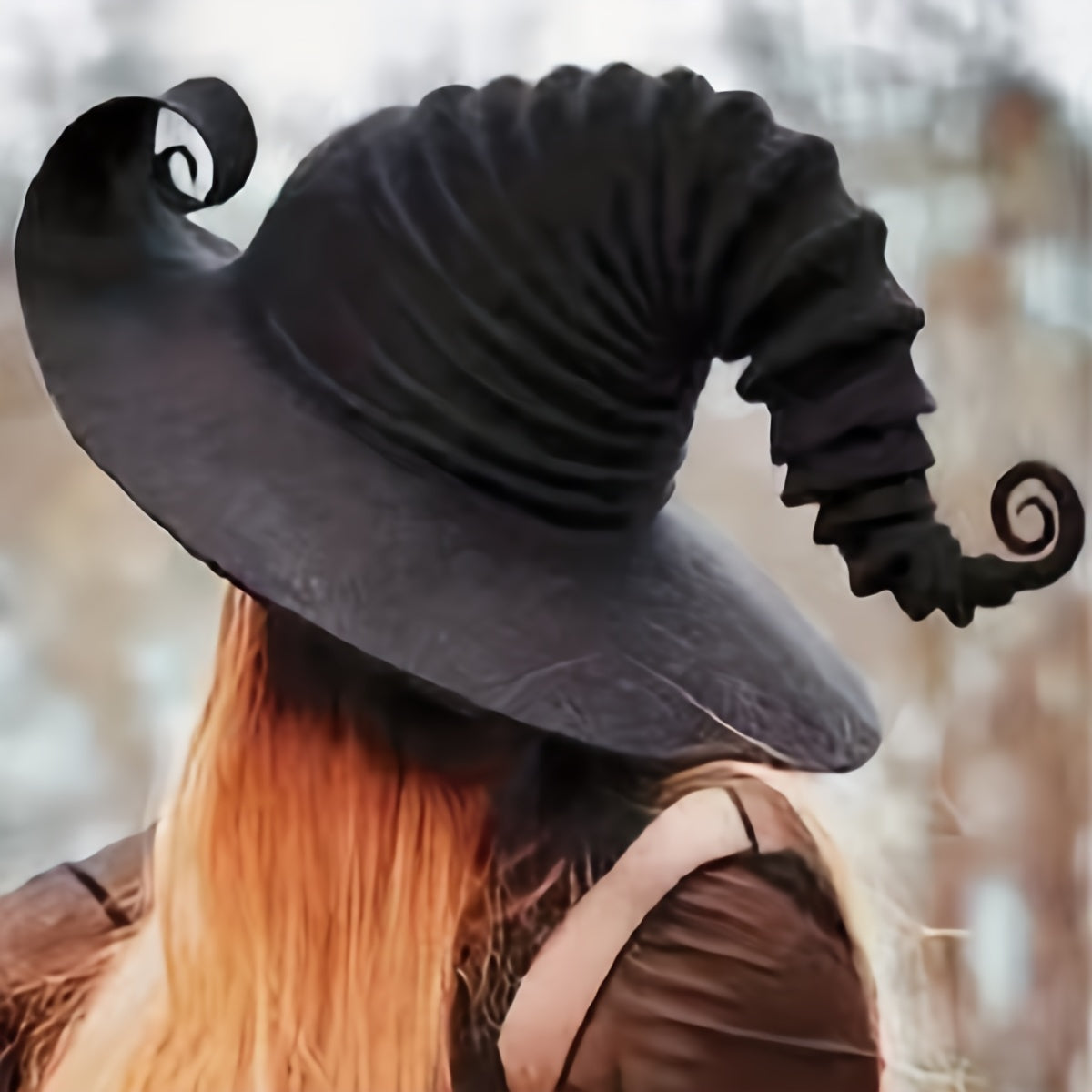Witch Costume Hat Stage Performance Party Props Women Girls Accessories
