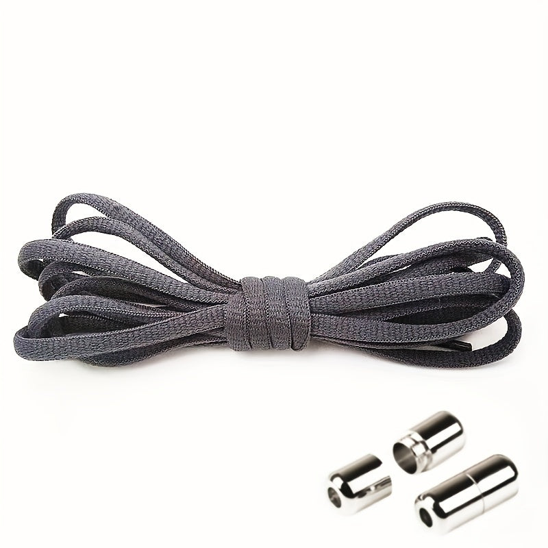 No Tie Shoelaces Round Elastic Shoe Laces For Sneakers 16