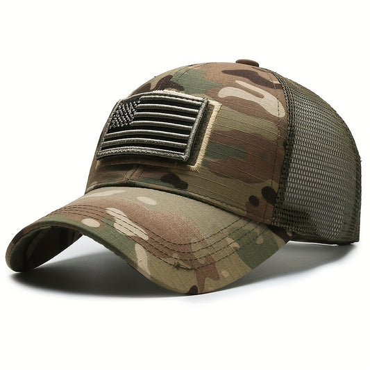 Unisex Camouflage Baseball Cap Adjustable Sunshade Outdoor Sport Hat