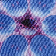 Cyberpunk Reversible Bucket Hat Circle Flower Print Fisherman Cap Purple