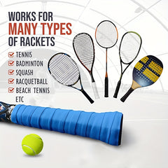 2 pcs Anti Slip Tennis Badminton Racket Overgrips Improve Grip Control