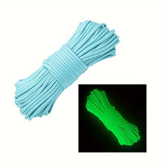 Glow In The Dark Paracord 10ft 4mm 9 Strand Nylon Survival Rope DIY Rope