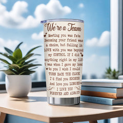 20oz Custom Insulated Travel Mug - Durable Reusable - Personalized Name