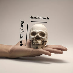 1pc Resin Skull Model Creative Halloween Ornaments