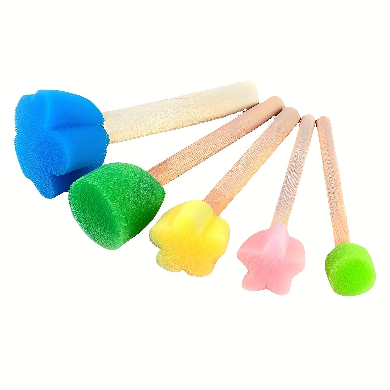 5pcs Colorful Mini DIY Painting Sponge Seals Brushes Tool