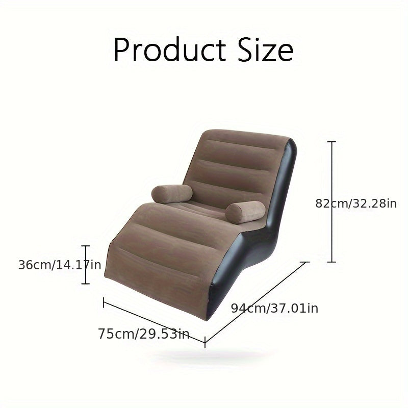 Inflatable Sofa Lazy Sofa Bedroom Portable Outdoor Sofa Bed