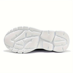 Men's Chunky Lace Up Sneakers Comfy Non Slip Soft Sole