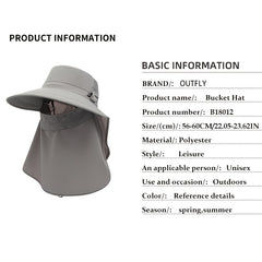 360&deg; Sun Protection Fisherman Hat Quick-drying UV Hat