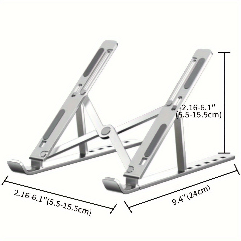 Adjustable Aluminum Laptop Stand Ergonomic Tablet Holder