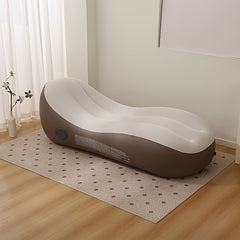 Inflatable PVC Flocking Leisure Sofa Single Person Outdoor