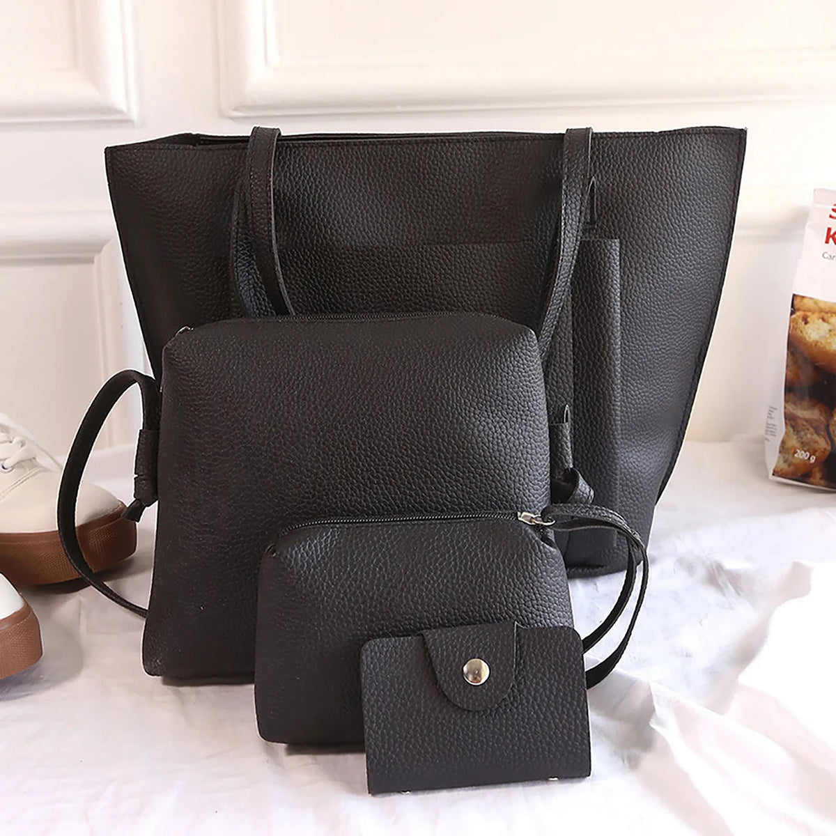 Retro Pu Leather Small Top Handle Bag for Women
