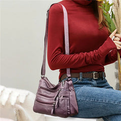 Small Crossbody Bags for Women Shoulder Handbags Ladies Purse with 5 Pockets