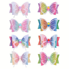 Girls Butterfly Bow Hair Clip for Party Gift Kids