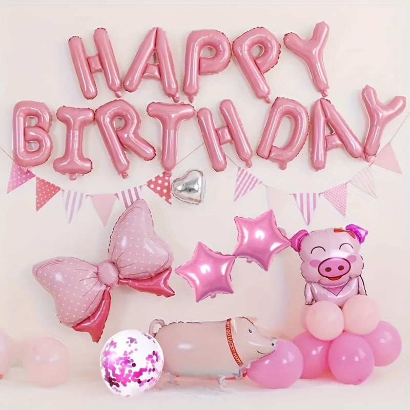 6pcs Aluminum Film Balloon Set for Party Decoration