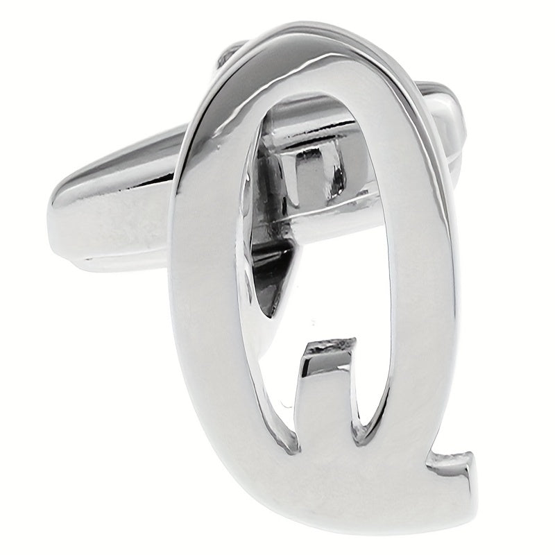 Men's French Button Q Cufflinks