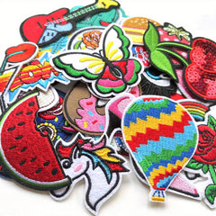 32pcs Iron On Patches For Clothing Jackets Sew On Appliques Patch Iron On Decals