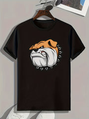 Cartoon Print Men's Graphic T shirt for Summer
