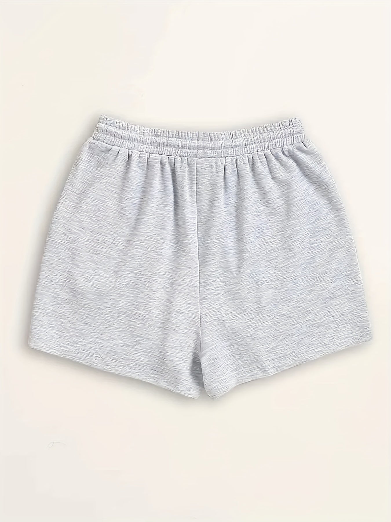  Goose Print Lounge Shorts Elastic Waist Sporty Pajama Shorts