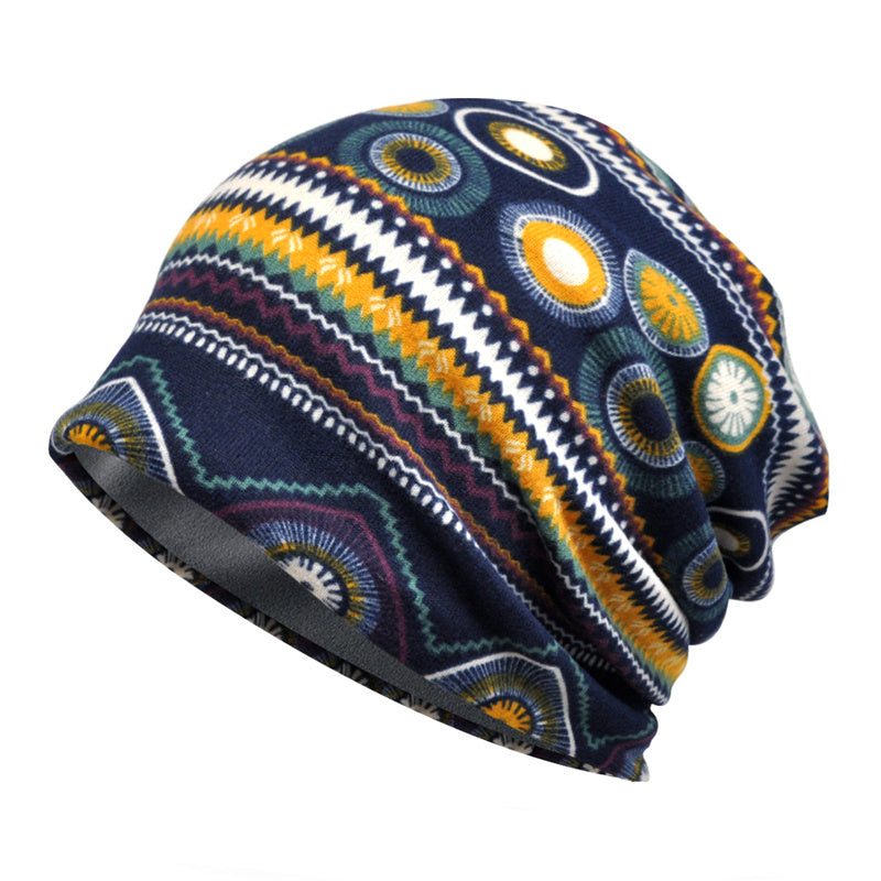 Velvet Brimless Beanie Hat Sleep Cap Chemo Skull Cap Winter Headwear