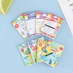 4Pcs 1 12 Dollhouse Exercise Books Paper Notebook Doll House Decor