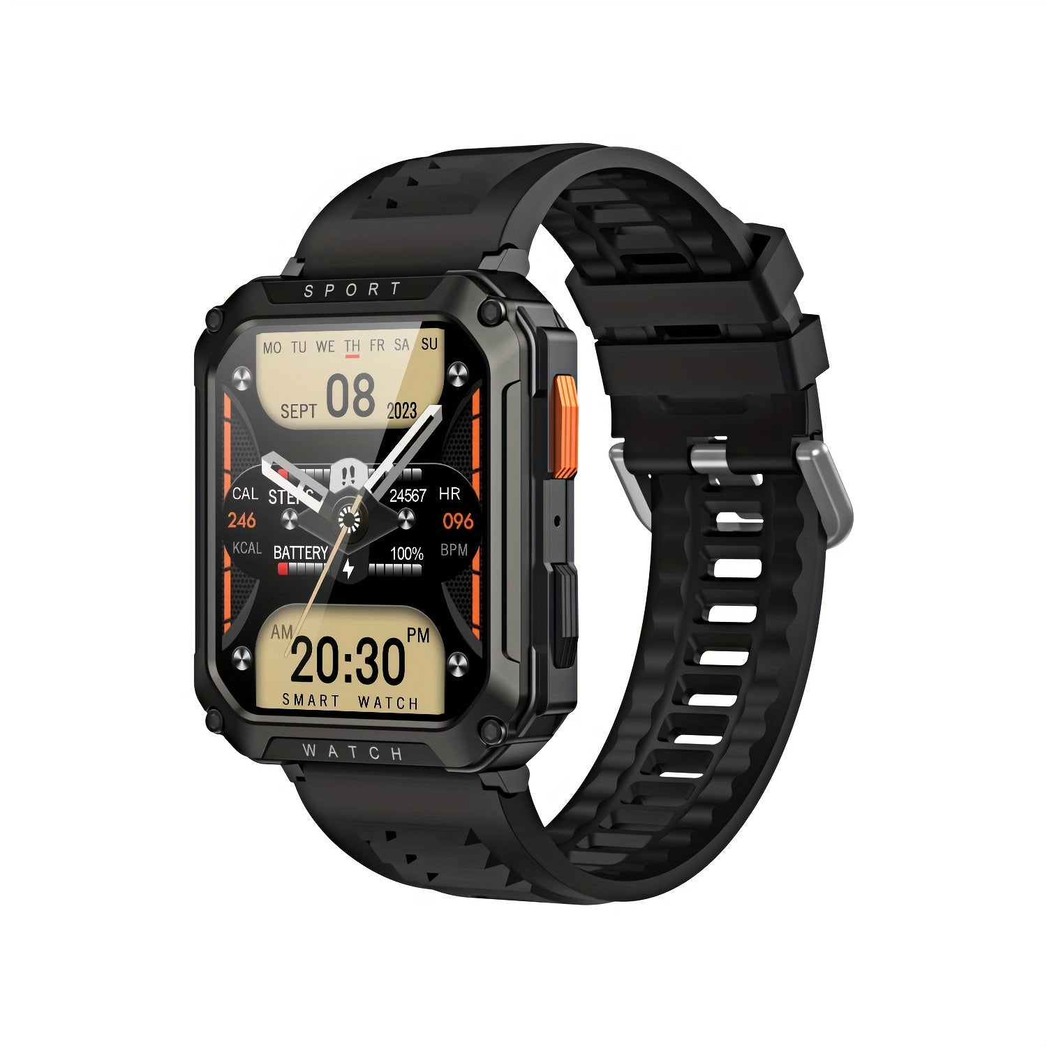 Outdoor Sports Smartwatch, Make Call, Waterproof, Activity Tracking