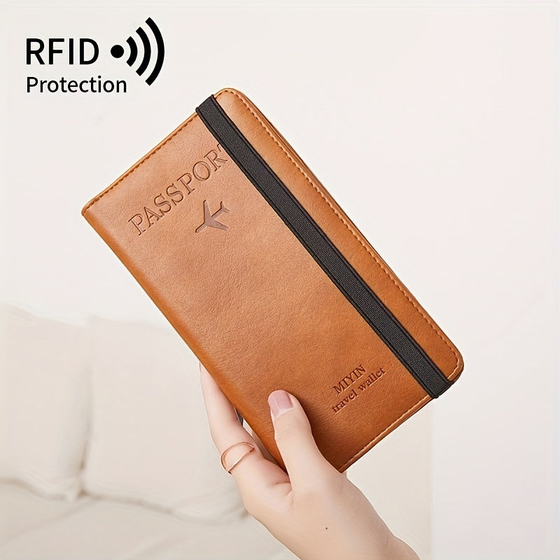 RFID Passport Cover Card Holder Wallet Multifunctional