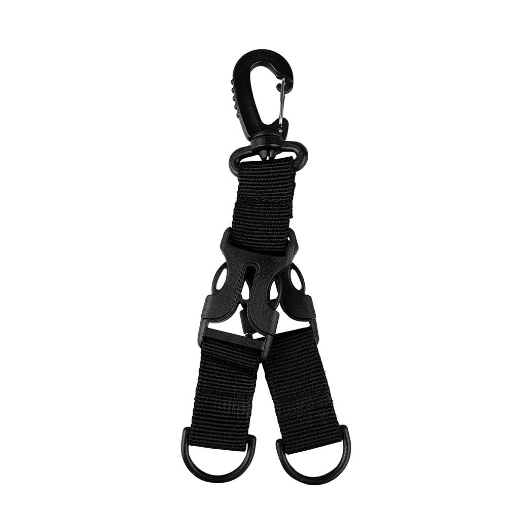 Keychain for Outdoor Camping Hiking with Nylon Webbing & Buckle