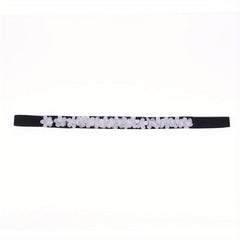 Thin Flower Decor Belt Elastic Waistband Classic Dress Girdle