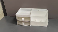 Large Capacity Desktop Cosmetic Storage Box Bedroom Dresser Storage Organizer