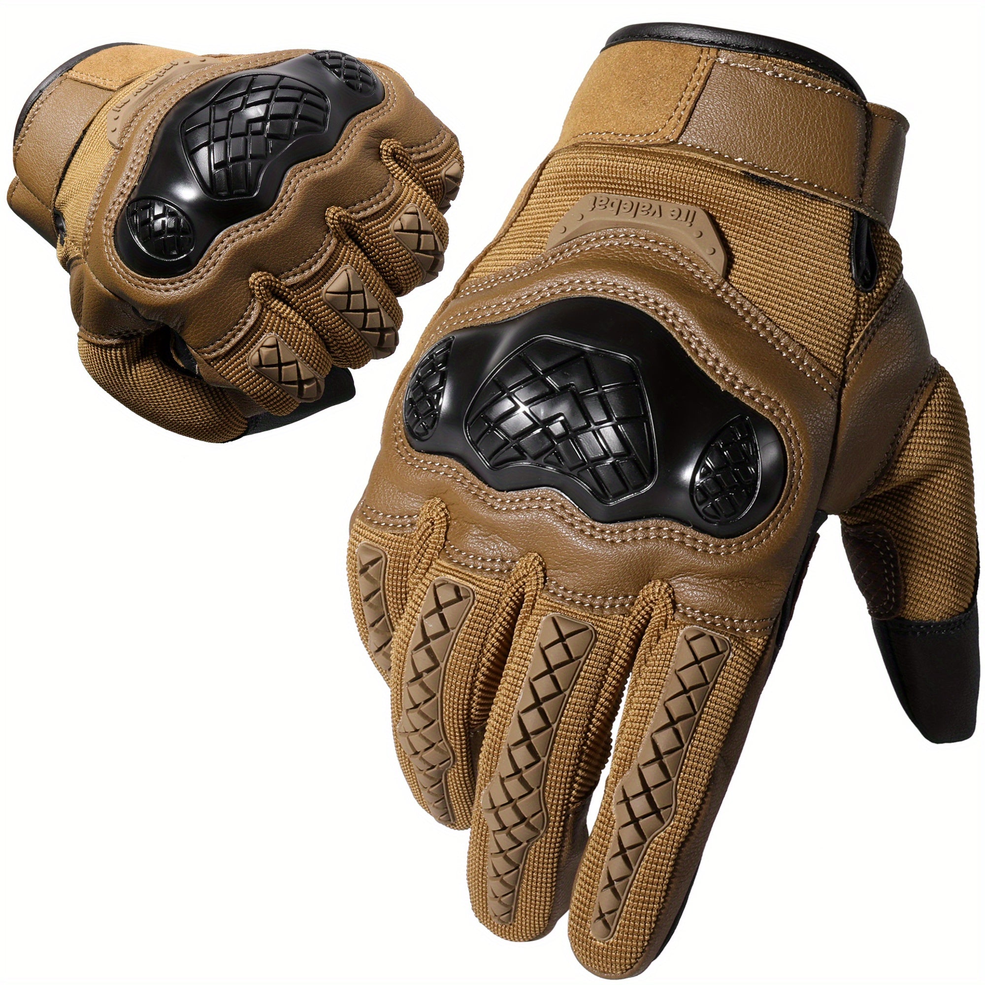 MVPTOO Protective Motorcycle Gloves Full Finger Tactical Gloves for Men & Women