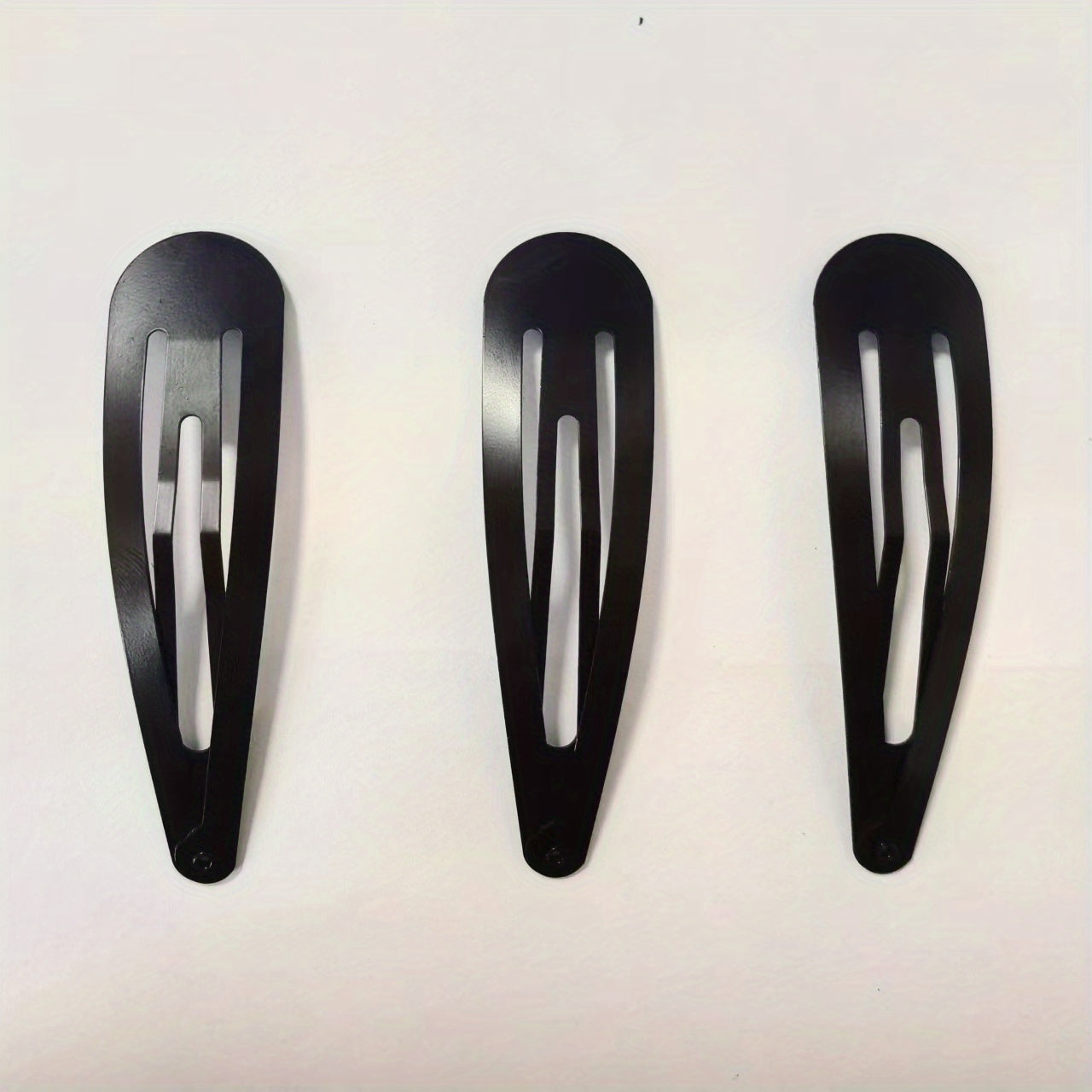 3pcs Minimalist Solid Hair Clip Alloy Duckbill Snap Clip Hair Styling Accessory