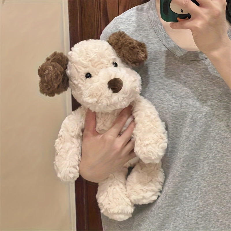 Adorable Brown Plush Dog Toy for Wedding Party Favors Halloween Decor