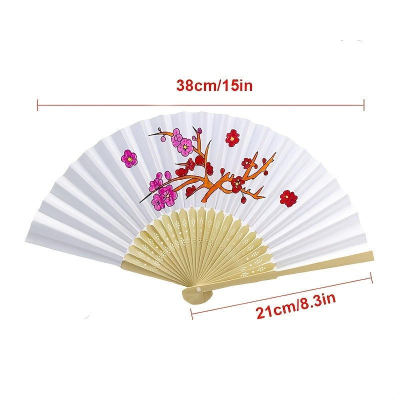Chinese Style Hand Held Fan Folding Fan For Women