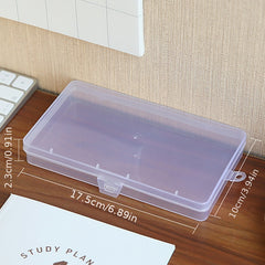 3pcs Stickers Plastic Storage Box Organizer