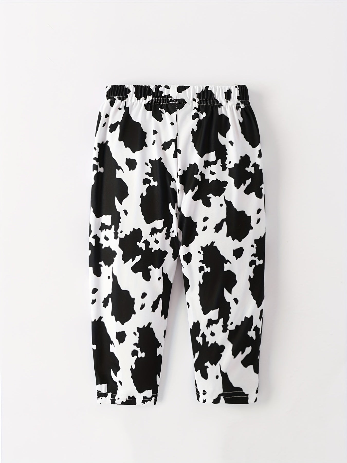 Baby Girls Leopard Graphic Casual Trousers