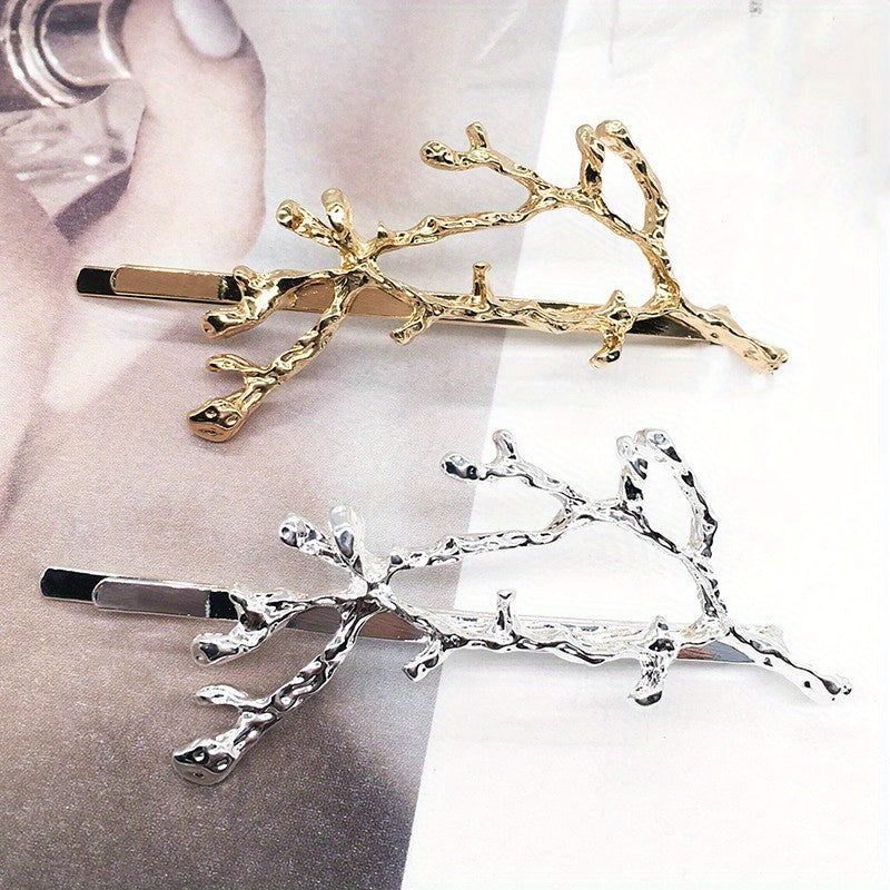 Elk Horn Branch Hair Clip Bobby Princess Style Hair Clip