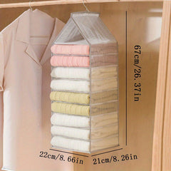 6 9 12 grid Hanging Underwear Bags Durable Storage Bag Foldable for Socks Bras