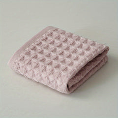 Honeycomb Grid Face Towel Soft Absorbent Quick Drying Bathroom Kitchen Travel