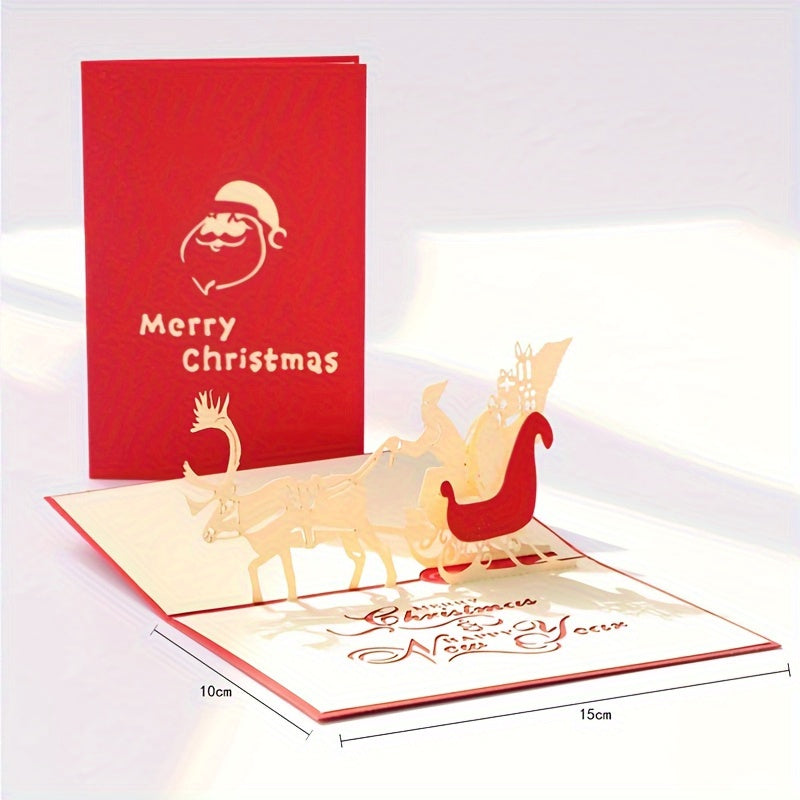 3D Christmas Greeting Card Creative Gift Christmas Tree Card Student Activity